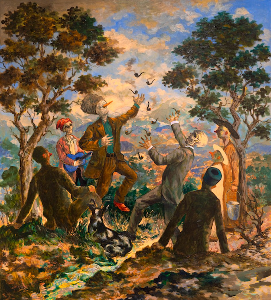 sashagrishin18's tweet photo. Michael Vale is a quirky and unusual artist I came across a major survey exhibition of his art at the Mornington Peninsula Regional Gallery. My review of it will appear in the April issue of the Art Almanac. It is on until May 31 and is well worth a visit. https://t.co/NFy3PVD0xj https://t.co/c4k2YBly0j