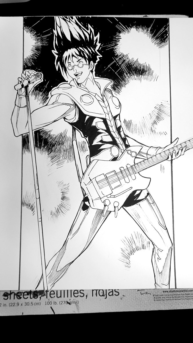 Basara from Macross 7 commission done back at Zipcon 2025, but