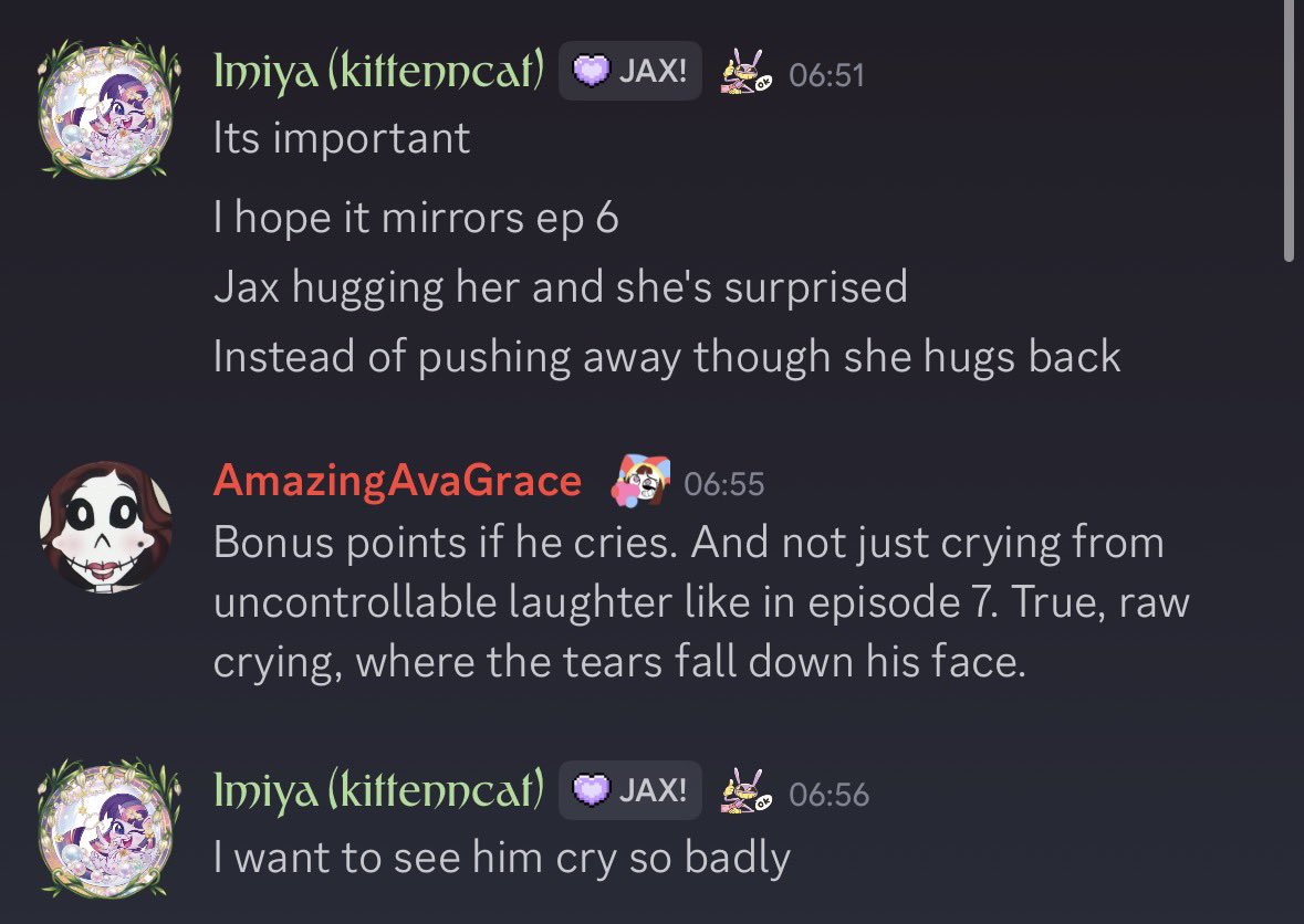 Jax / Frankie (TADC EP8 SPOILERS!!!) tweet media