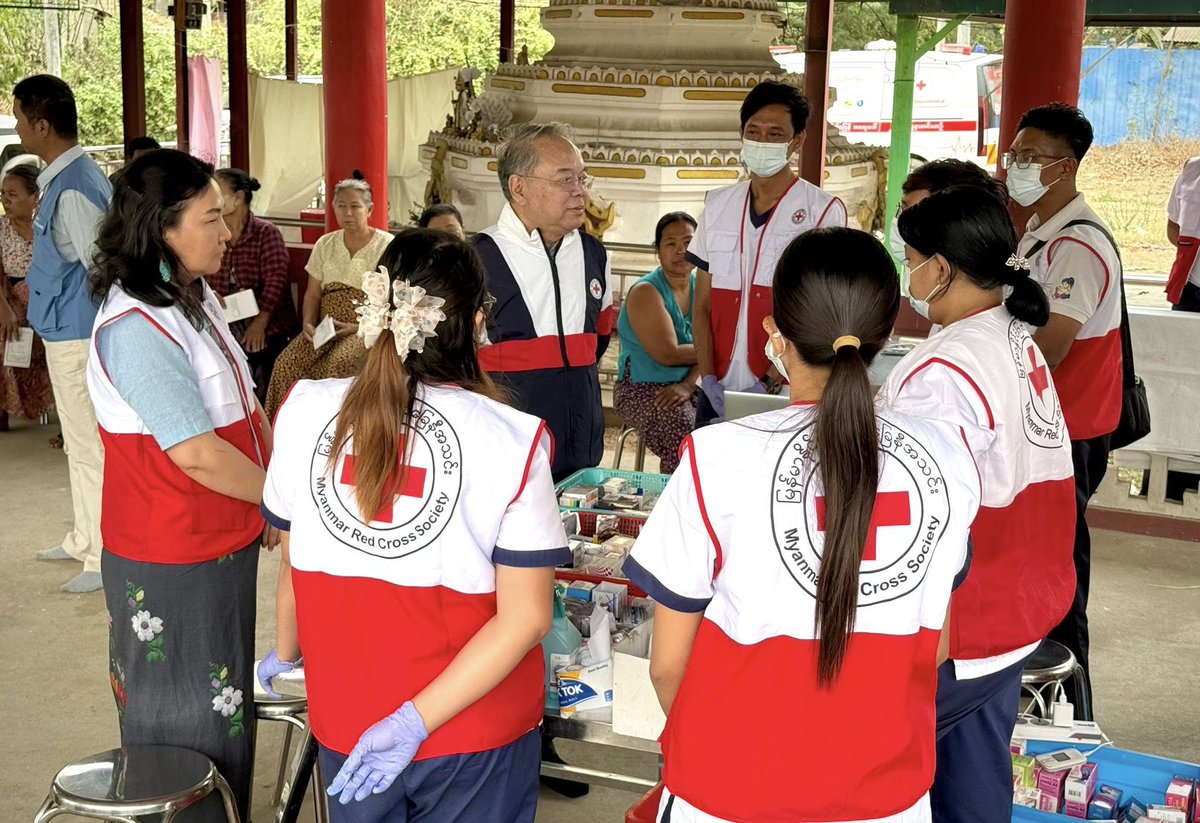 Myanmar Red Cross tweet media