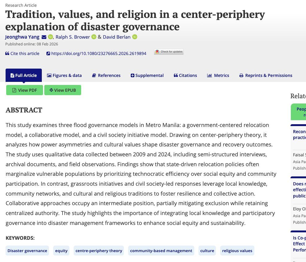 Asia Pacific Journal of PA tweet media