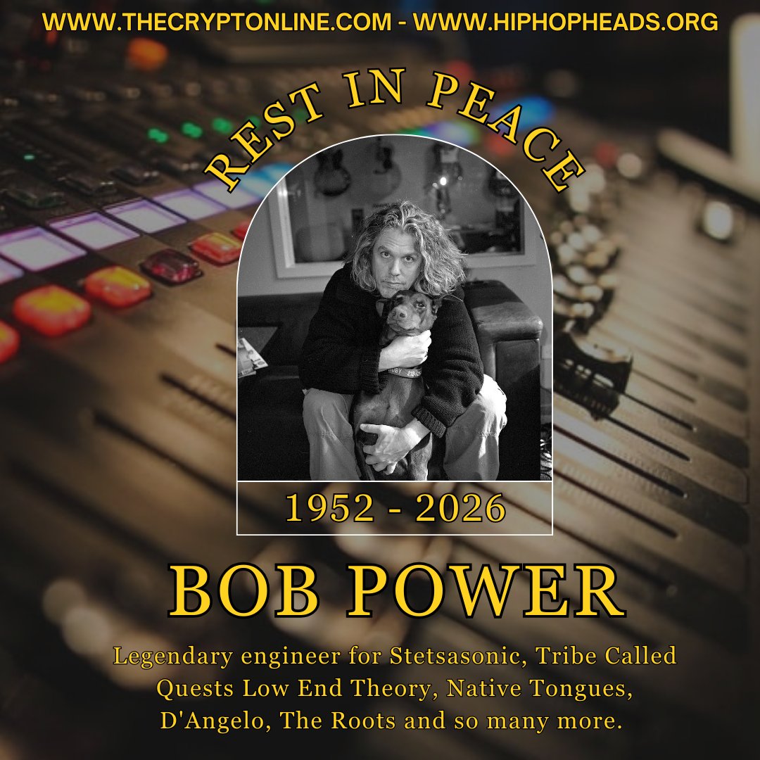 thecryptonline's tweet image. R.I.P. Bob Power. #hiphop