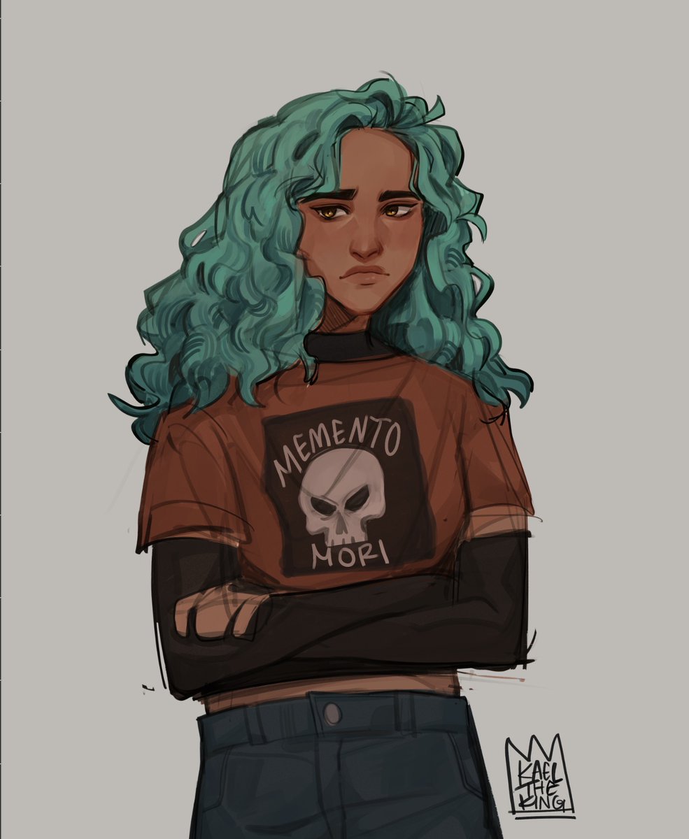 KTK_Arts's tweet photo. Haven't posted the OG's in a while, I still love them dearly. For those who don't quite know them Tarot is one of my oldest OC's! They're a back alley alchemist who gets caught up in a society ending conspiracy with their unwanted partner in crime Grimmoire! https://t.co/zhKtxt1um4