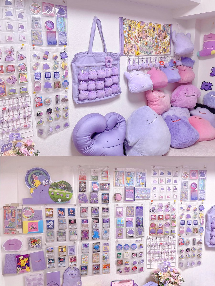 metameta_maami's tweet photo. たくさんの反応ありがとうございます⟆͟  ˶ˆᗜˆ˶ 𑁤💜
本当にメタモンがだいすきでコツコツとグッズも集めてます🫶🏻
なのでラッピング電車は本当に大興奮です🥰✨ https://t.co/ojibPzAhPO