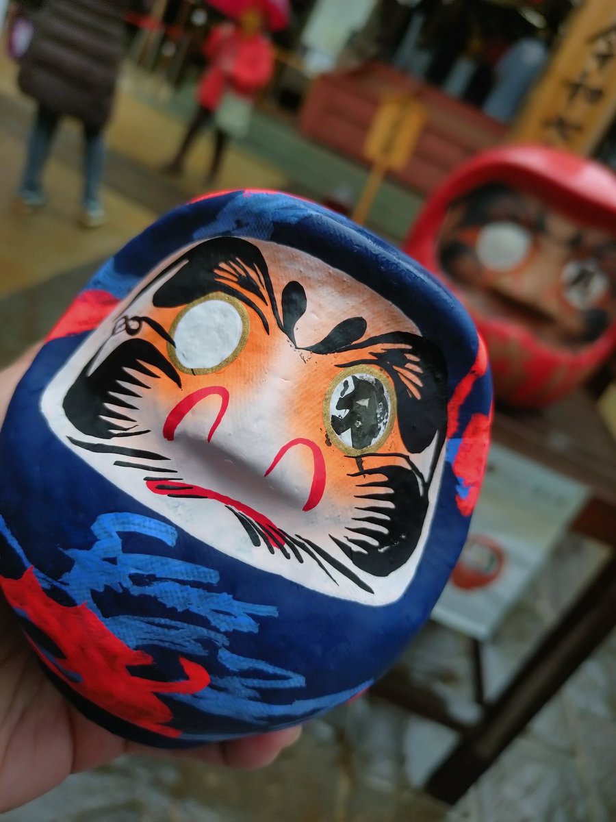 今年も深大寺だるま市に来れました 大きいFC東京ダルマは完売 いつもの