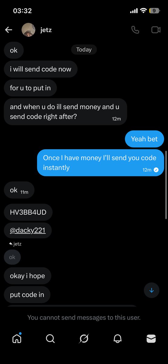 dacky221's tweet photo. @sidecurbs scammer will pretend to buy 2k account will block you without sending any form of payment https://t.co/prxpW2gemG