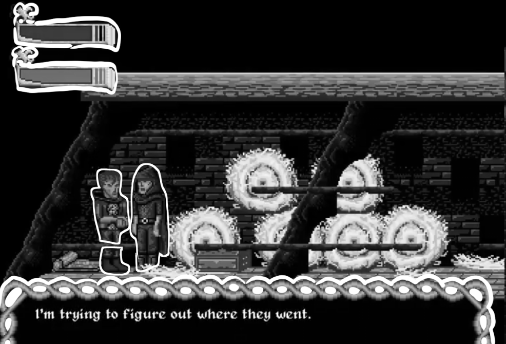 BKNK_SHOP's tweet photo. @Madness_lnside @whitepizzaolla if you dont want to rework the art to fix the brightness/contrast issue, you can fix it by adding a border around the important details. it doesnt look as good and it doesnt work as well on the bright scenes.
(second pic is OG bright scene) https://t.co/g2Ghd3I0Zv