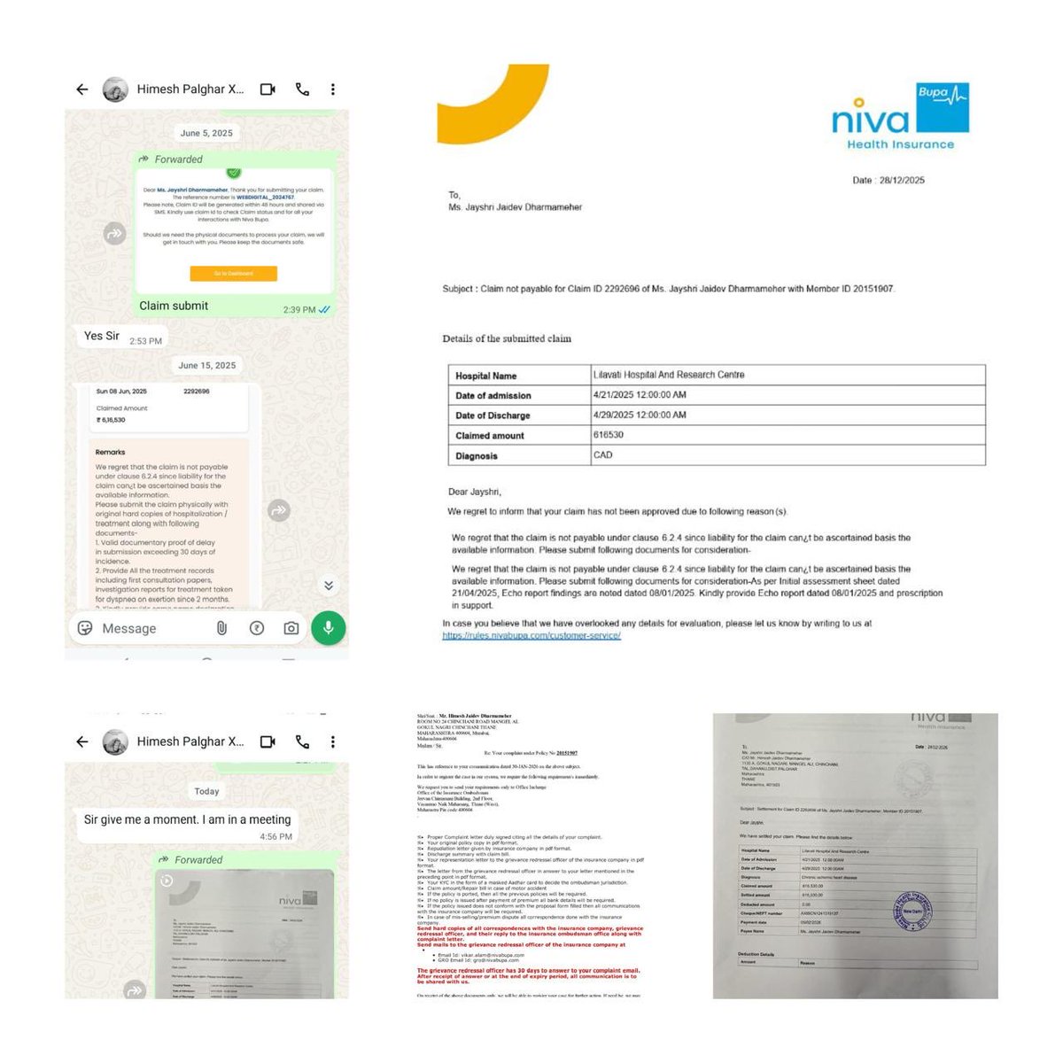 🚨🚨 7 Months. 100+ Follow Ups. Legal Escalation. Full Claim Paid. 🚨🚨

👉Policy Bought Online. Claim Fought Offline. Result Delivered by Us.

🫴Mr. Himesh <a href="/Winhimesh/">Himesh Dharmameher</a> purchased the policy from Policy Bazaar.

When claim time came… there was no structured support.

This case was