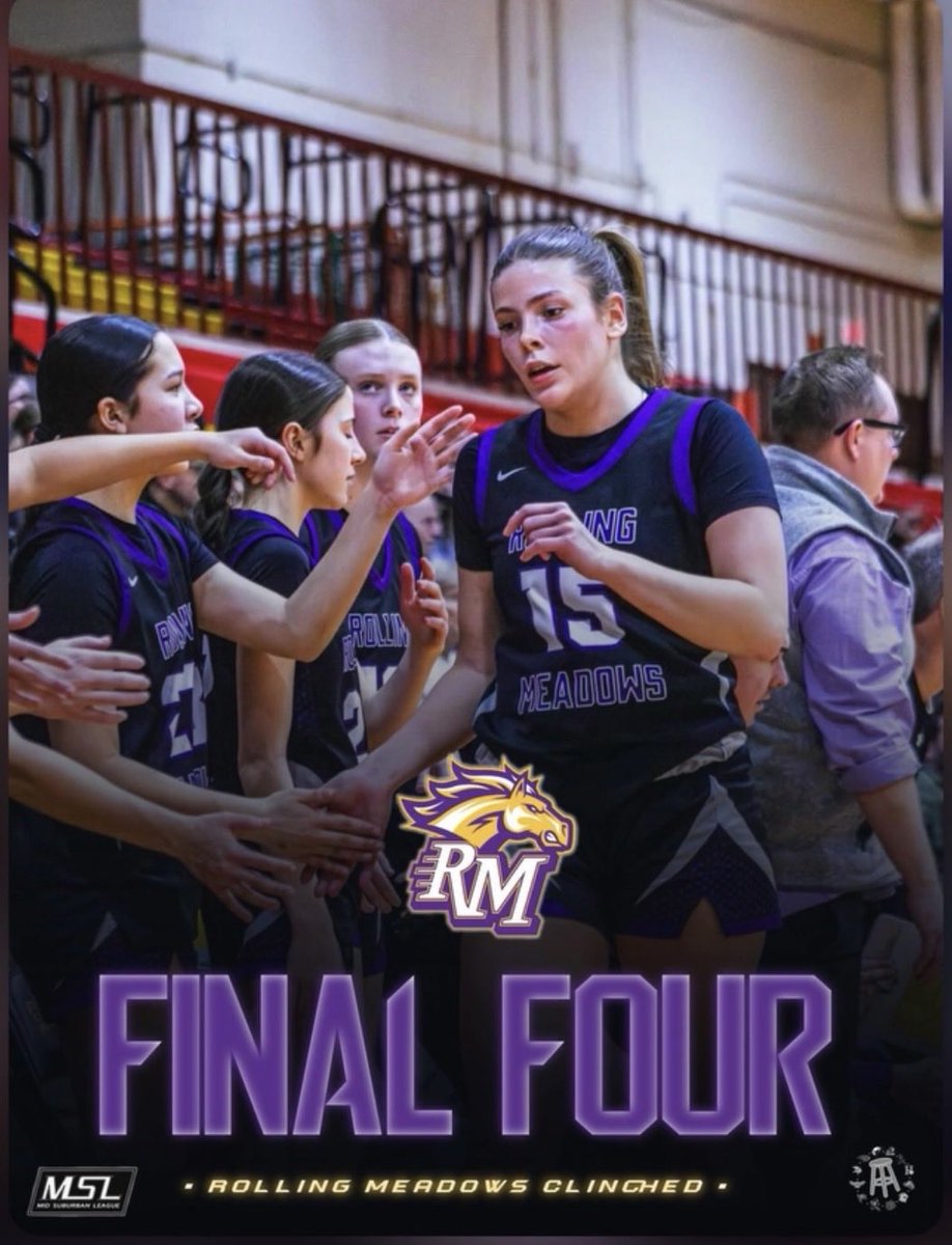 In the most improbable run the Rolling Meadows Girls are heading to Normal for the IHSA 4A state semis. So proud of these girls. <a href="/RMGirlsHoops/">Rolling Meadows Girls Basketball</a>