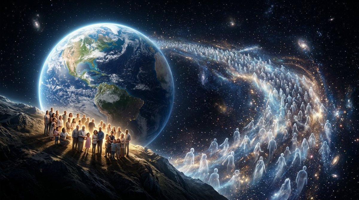 عن سكان الأرض 🌍
​عدد البشر الأحياء اليوم يمثل 7% فقط من إجمالي البشر الذين عاشوا منذ فجر التاريخ. نحن "الأقلية" المحظوظة بالوجود الآن. 👤🌍
#بشر #سكان #إحصائيات #تأملات