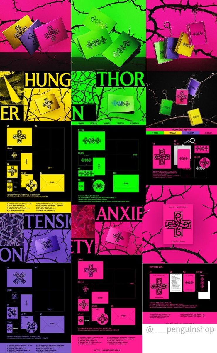 🤍🤍🤍 TXT [7TH YEAR: 가시덤불에 잠시 바람이 멈췄을 때 - THORN