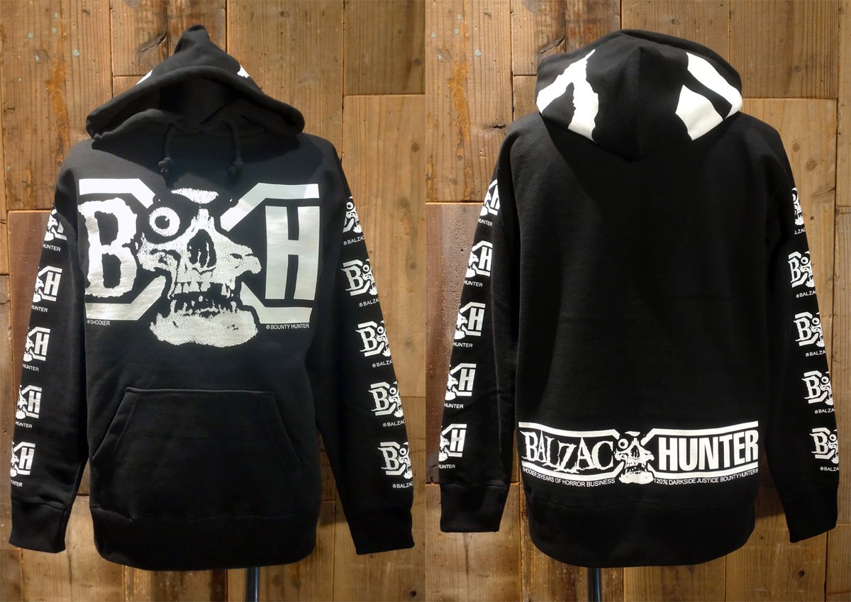 【新品】BALZAC × BOUNTY HUNTER 25周年 パーカー2026 SHOCKER25周年記念コラボレーション企画！ BOUNTY HUNTER×BALZACのNEW