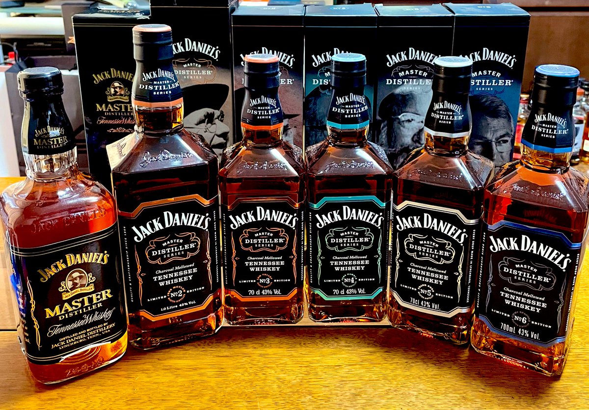 ジャックダニエルマスターディスティラー NO1〜NO6 NO2〜NO6は復刻版で