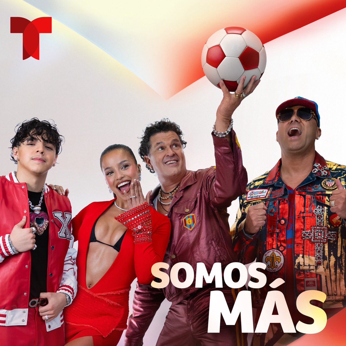 EmiliaStats_'s tweet image. Ya puedes escuchar en todas las plataformas digitales “Somos Más”, el tema oficial de Telemundo para el Mundial 2026 interpretado por Carlos Vives, Emilia, Wisin y Xavi.

🔗: open.spotify.com/album/6flv4pE0…