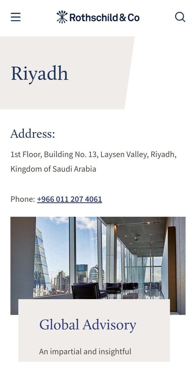 A Rothschild family office in Riyadh.

The address is in the picture. You know what you should do, Iran.