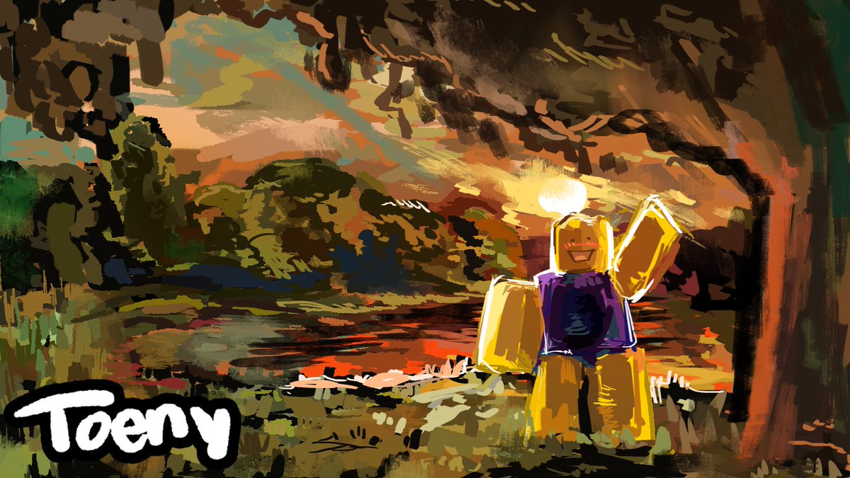 4quep's tweet photo. i tried to do the roblox painting style 

#ROBLOX #RobloxDev #robloxart #robloxGFX #art #Commission #art #roblox #robloxart https://t.co/1TY3ejAHOo