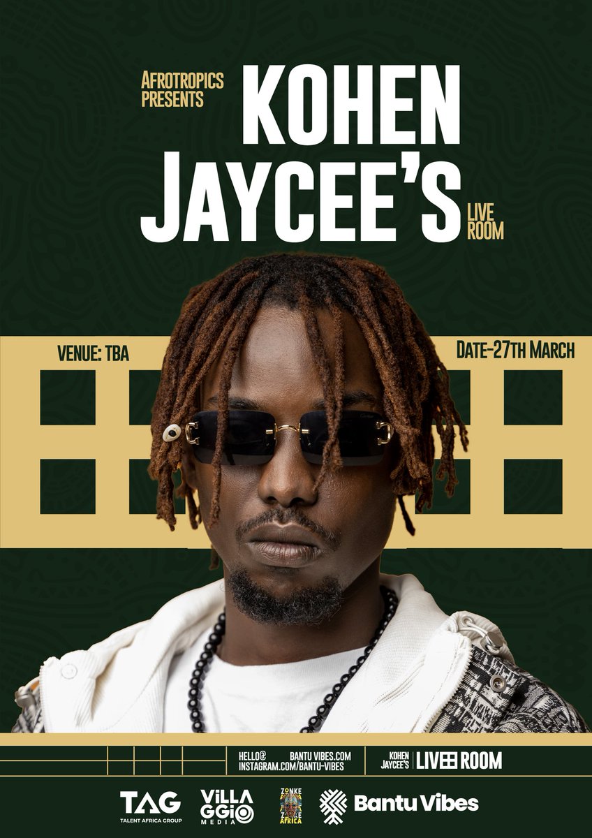 KOHEN JAYCEE Live 2nd April tweet media