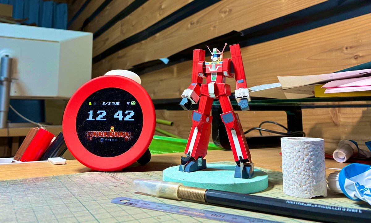 die_job_death's tweet image. ペーパークラフトのある日常✂️

#ideon 
#イデオン 
#papercraft 
#ペーパークラフト