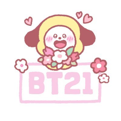 BT21 Japan OfficialのアイコンがCHIMMYちゃんだ💛☺️ キラキラお目目