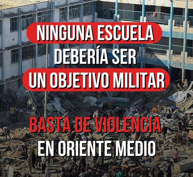 "Atacar una escuela es robar el futuro" #LasEscuelasNoSonObjetivosMilitares
<a href="/CENASACuba/">Centro Nacional de Sanidad Animal (CENASA)</a> <a href="/MinagCuba/">Ministerio de la Agricultura de Cuba</a> <a href="/CristbalArredo3/">Cristóbal A. Arredondo Alfonso</a> <a href="/ExciraDuran/">Excira Durán Laugart</a> <a href="/MnicaPuente3/">Mónica Puente🌻🌻</a> <a href="/Roymihcuervo/">Roymi Hernández Cuervo</a> <a href="/Dianet59464/">Dianet</a> <a href="/GonzalezRabi/">Oscar González Rabi</a>