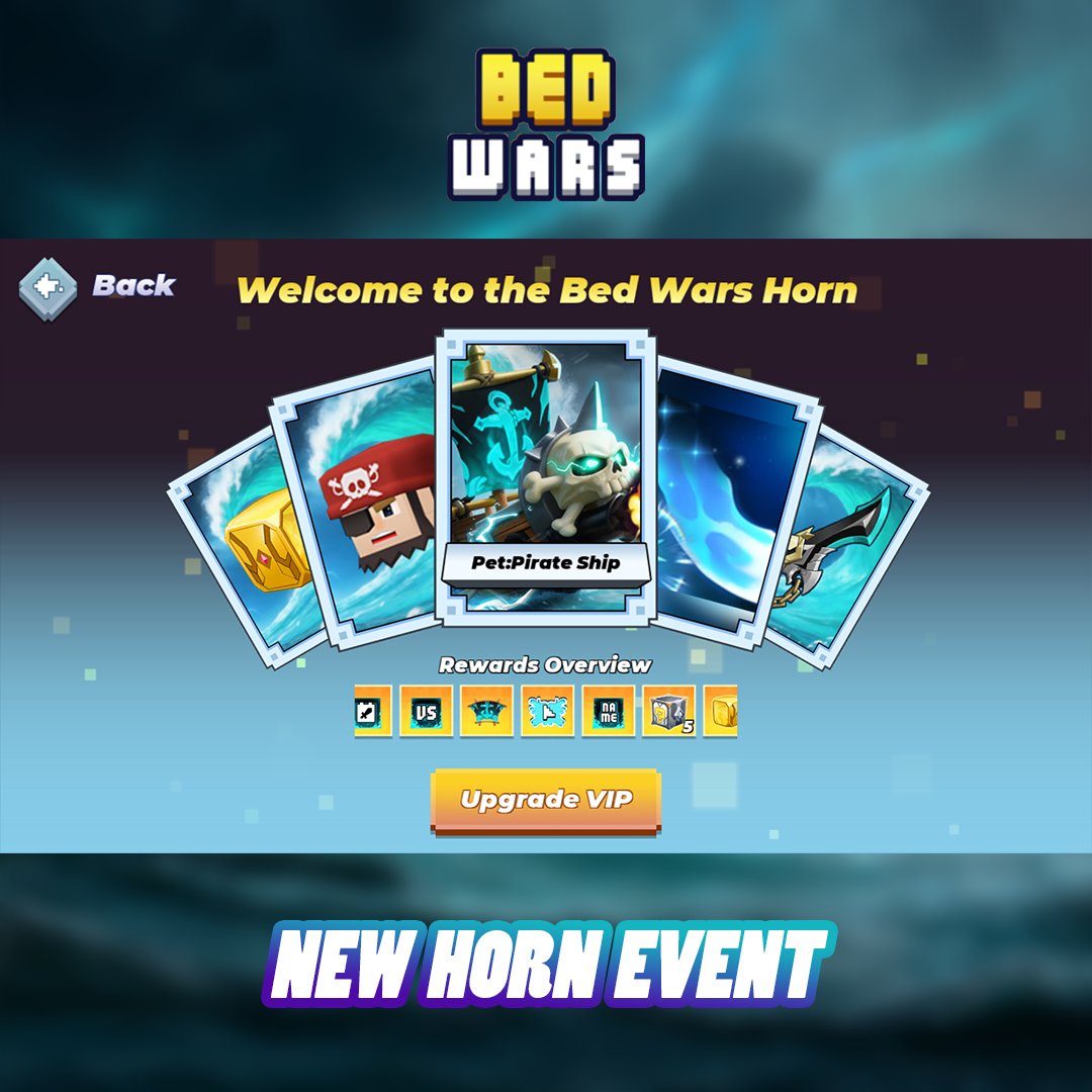 Blockmanfirst's tweet photo. 📯 BED WARS updated! The new armor skin and horn event is here!
#blockman #blockmangobedwars #bedwars #blockmango #gameonline #mmorpg #moba #roleplayer https://t.co/V5hgycJO5P