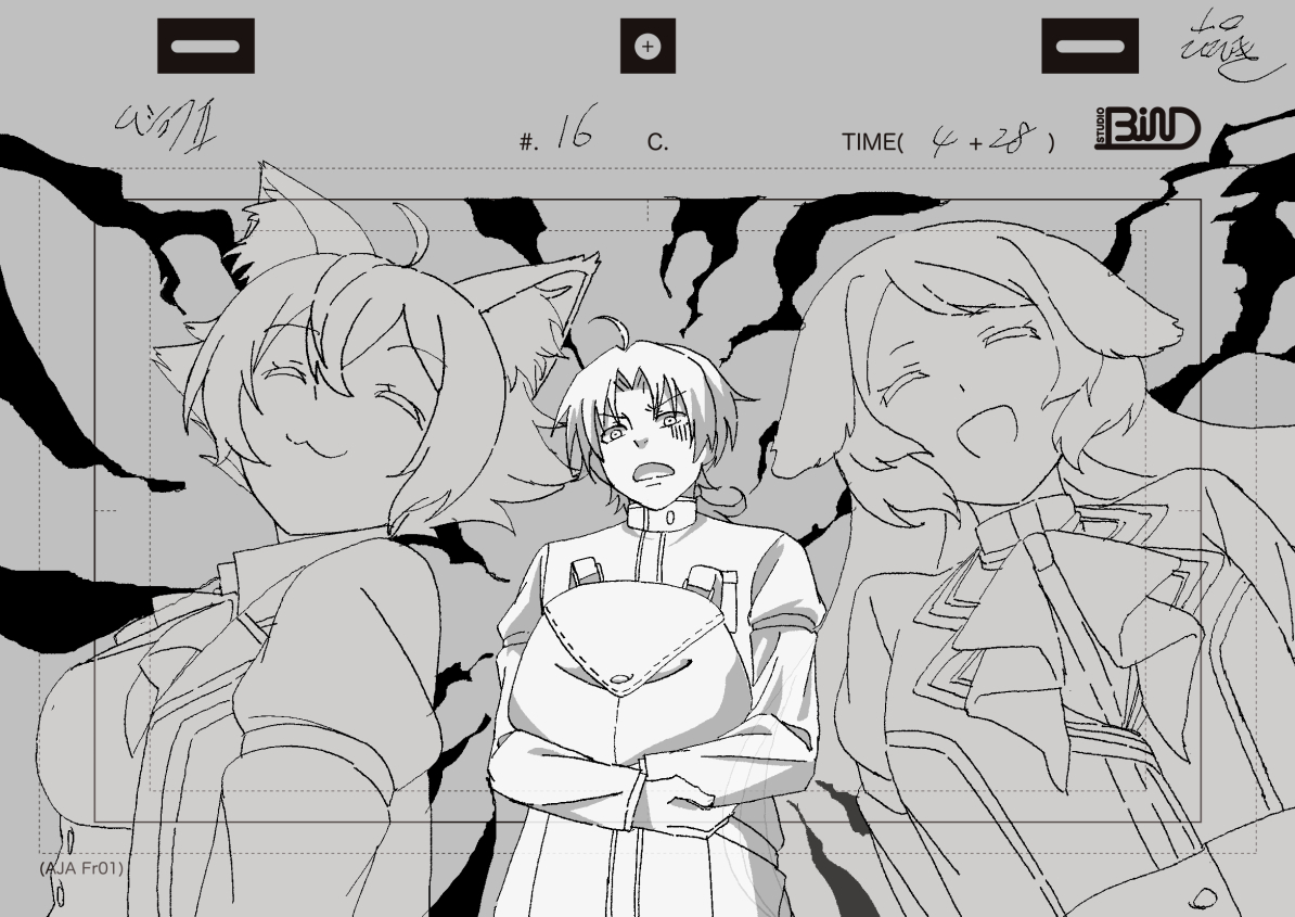 3人構図意外と描いてた('ω`)
#3月になったから3人並んだ画像を貼ろうぜ 