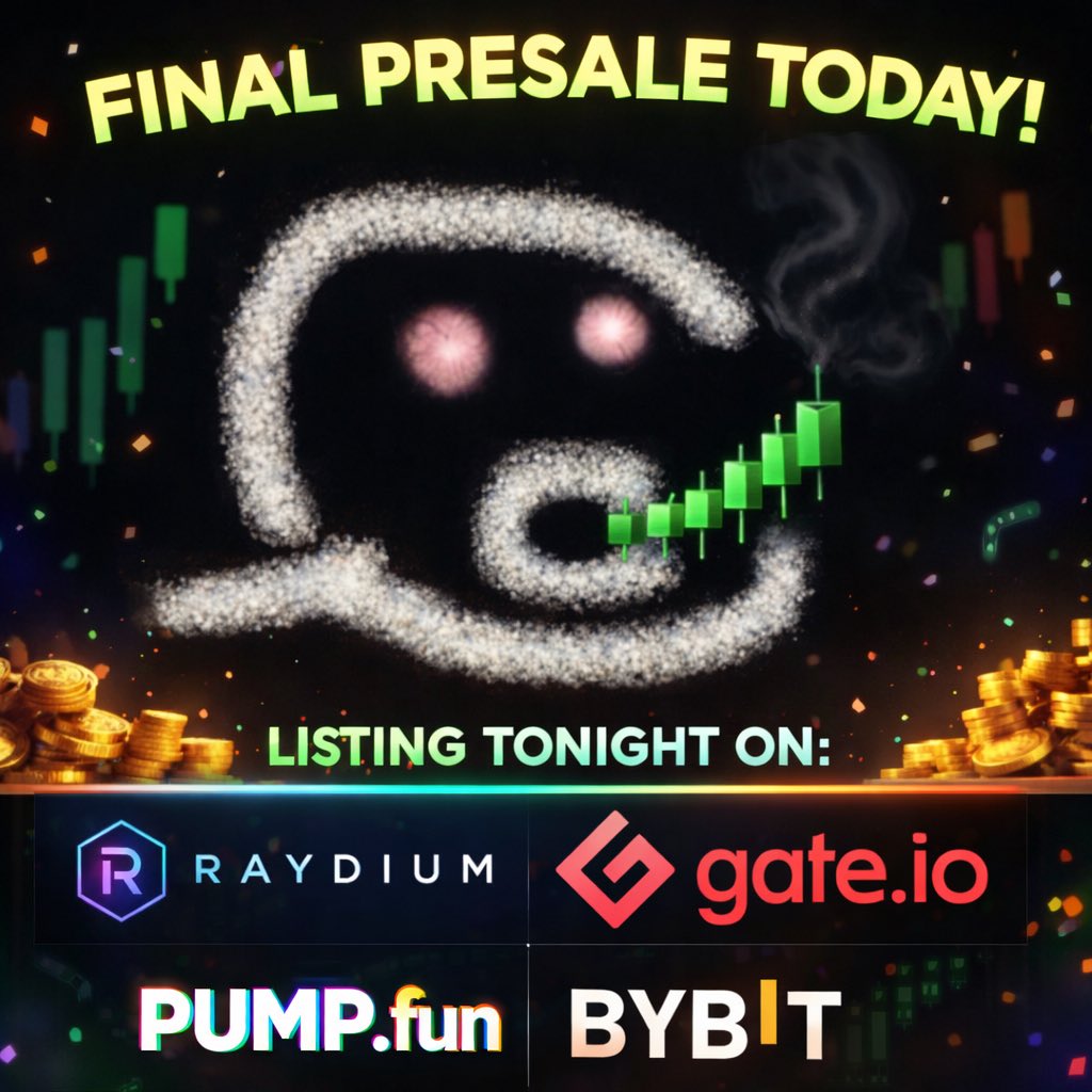 🚨 GORK AI LAST DAY OF PRESALE! 🚨
This is your final chance to enter at the lowest price. Once it’s over +6000% — price goes up. Don’t miss it.

Join Presale $GORKAI
Send sol to : 
Gt6jKFeTPT3AZTrpnXirnCqdgPhNZxdRHWbavBFHmE1a

Last Day AirDrop Join Now

- RT this &amp; Like
-