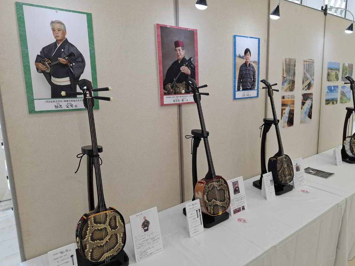 セッティング✨✨渡慶次道政個展 明日12時〜開会セレモニーですよ