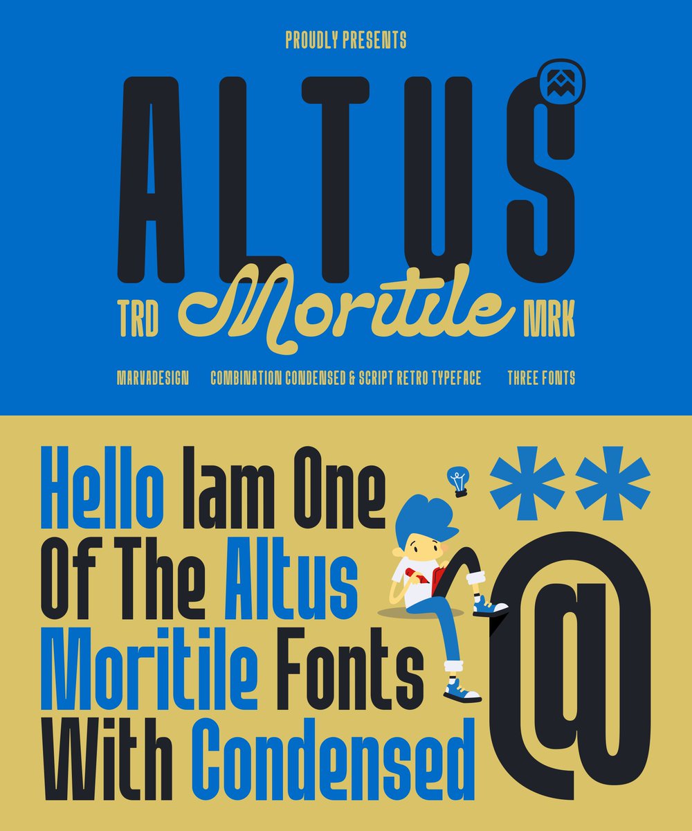 YouWorkForThem's tweet image. Thick Strokes, Fluid Letterforms 💯⭐

Explore Now:
🔗 shorturl.at/yFc37

#CursiveFonts
#ScriptTypography
#DisplayType
#BoldFonts
#youworkforthem
#posterdesign