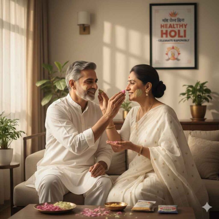 HealthBanyan's tweet photo. For most people, Holi means laughter, colors, sweets, and togetherness.
But for a person living with diabetes, Holi often comes with silent questions: 👇 

https://t.co/B2ypKTeZ4k https://t.co/fSHFMbzUMg
