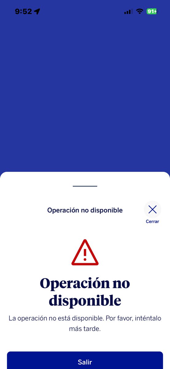 RubenEsZa's tweet photo. @BBVA_Mex Ya hice lo que señalas y me sale esta fregadera 
No me deja entrar https://t.co/LVoKwJbP07