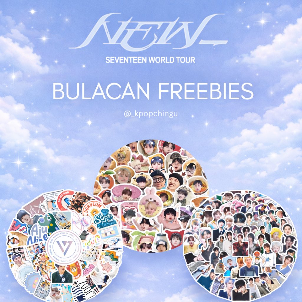 _kpopchingu's tweet photo. Updated Concert Freebies 💕

Seventeen New_ in Bulacan 
fansupport by: @_kpopchingu 💎

- 1:1 
- free candies 
- onsite trades only 
- like &amp; rt 
- limited pcs only 🥹 
- all members available for the pins 

#SEVENTEEN_NEW_IN_BULACAN 
#seventeen 
#NEW_BULACAN https://t.co/OhU8tWLIOP