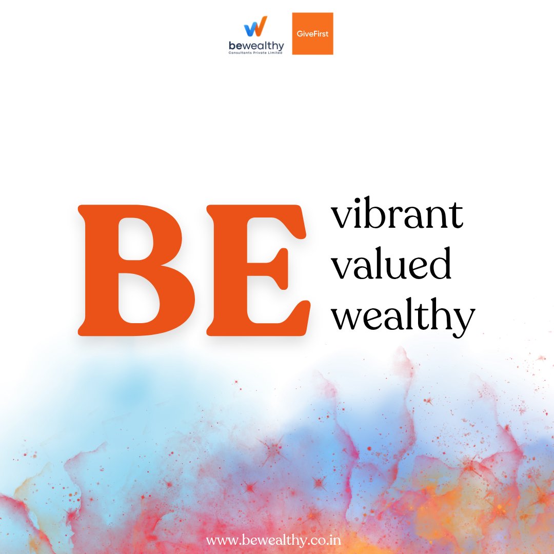 bewealthy_co's tweet photo. Don't settle for a monochrome future. Choose the full spectrum with BeWealthy. 
BeWealthy wishes everyone a vibrant Holi!

#HappyHoli #Holi2026 #holifestival #bewealthy #givefirst https://t.co/P1UxUfcqZH