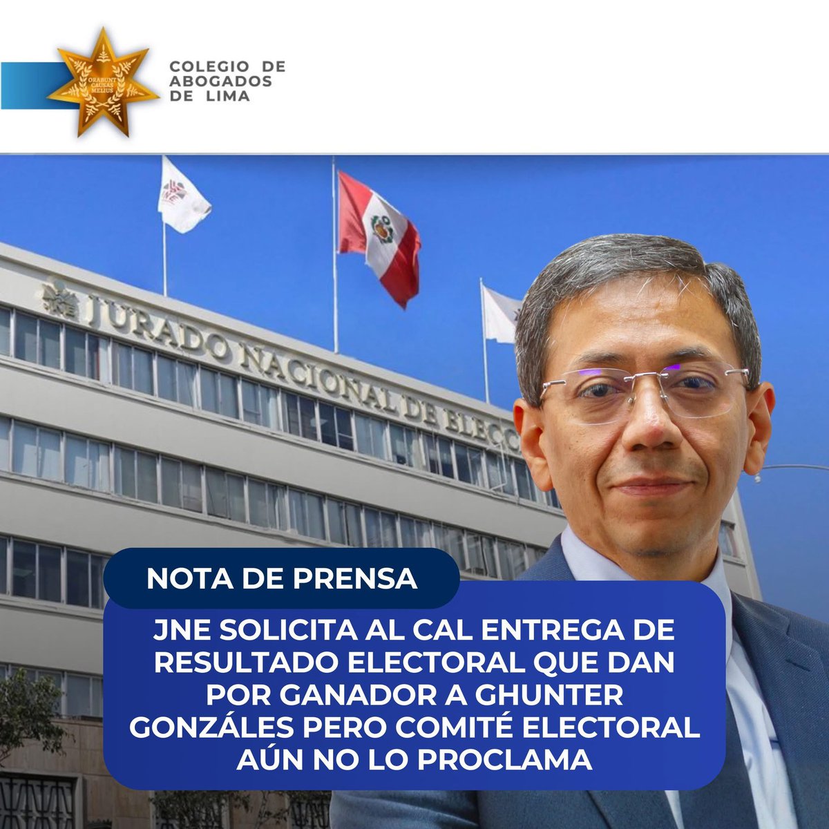 Colegio de Abogados de Lima tweet media