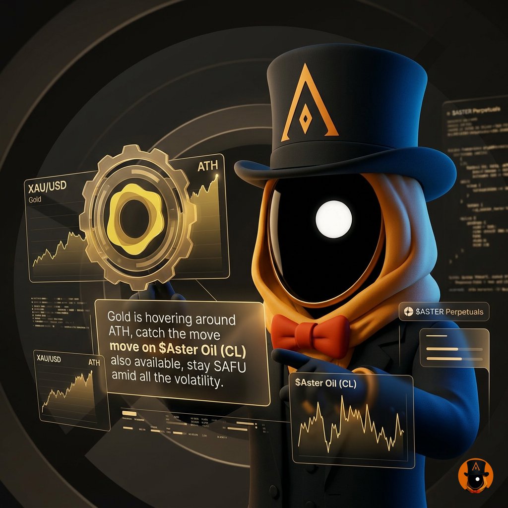 <a href="/Leonard_Aster/">Leonard 💛 Aster</a> Leveraging up on gold while the macro environment is this shaky is a bold move but the volatility definitely makes it tempting right now. Gold at ATH is always a wild scene.