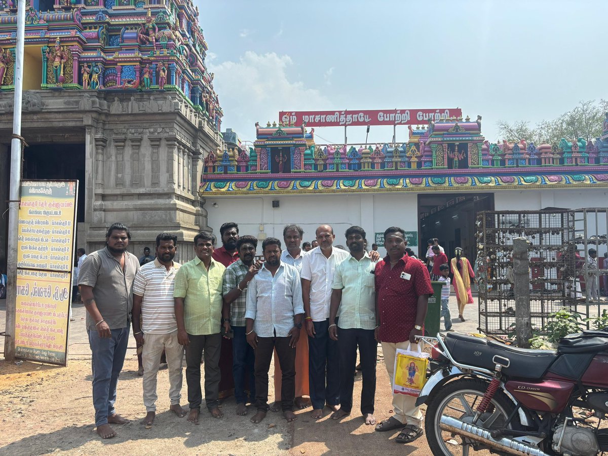 ChengaiSFC_Offl's tweet photo. On the occasion of the March 5 birthday of Our beloved Anna #Paramu
We offered special prayers at the famous Arulmigu Masani Amman Temple.
Have a blessed good health & a long life to continue guiding us.
Advance happy birthday Anna💐❤️
A small Love from all Dist Head Of SFC https://t.co/fG5XFGgzM7