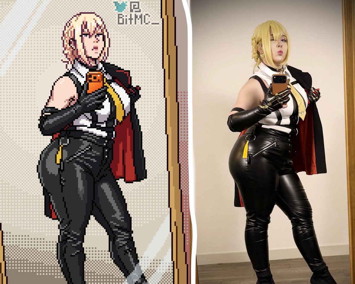 BitMC_'s tweet photo. I drew my friend cosplaying as Evelyn Chevalier | comms open #cosplay #cosplayer #cosplayergirl #ZenlessZoneZero #ZenlessZoneZero #zzzero #EvelynZZZ #digitalart https://t.co/cnz6lr1yC3