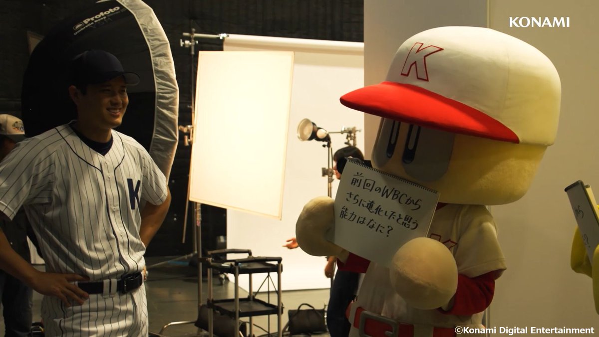 oricon's tweet photo. 大谷翔平、イチロー、ダルビッシュ有
『プロ野球スピリッツA』新CM公開❗️

大谷、自分の能力で冗談
「パワーは“SSS”くらいに（笑）」
https://t.co/wJosR6tnMN

▷プロスピA https://t.co/PCu4V2HOpe
