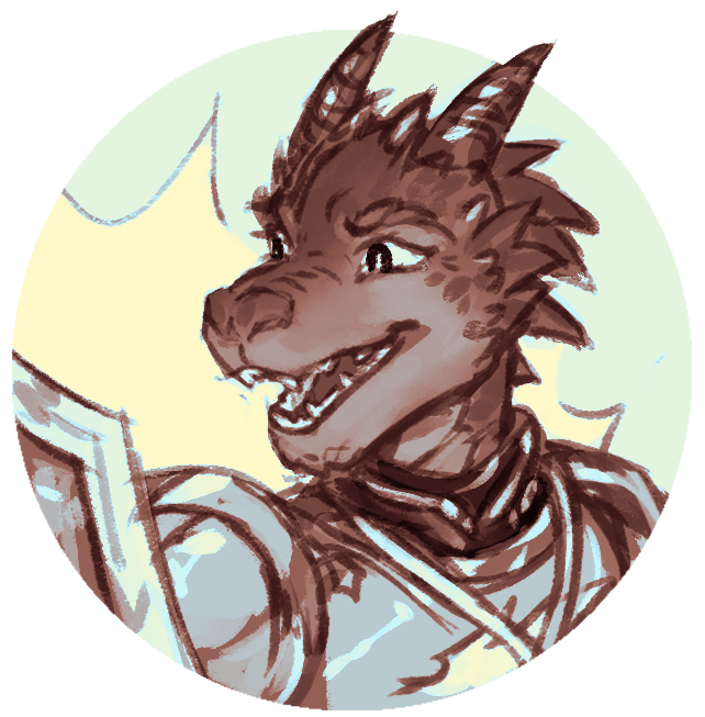 felfisk's tweet photo. &amp; finally- wizard wolfgang &amp; cleric dazzle!

Wolfgang's become something of a monster hunter in his middle age &amp; has plenty of scars to prove it

Dazzle, meanwhile, has transitioned &amp; embraced the joys of motherhood alongside her priestly duties in the church of Bahamut https://t.co/GZOPmrWnbc