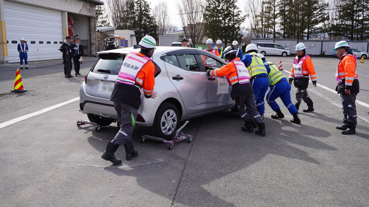 NEXCO東日本関東支社長野管理事務所主催の多重事故想定訓練を見学させ
