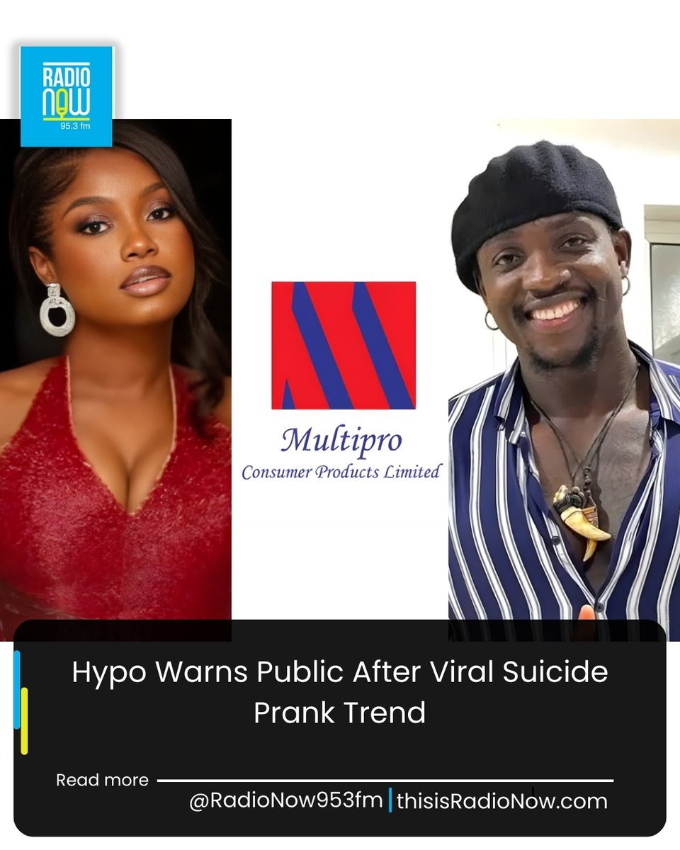 RadioNow953FM's tweet image. The makers of Hypo Bleach have warned Nigerians that the product is strictly for cleaning and not for consumption. The advisory follows a controversial stunt by influencer Michelle Mukoro... Read More: thisisradionow.com/hypo-warns-pub…

#hypo #KingMitchy #VDM #verydarkman #amnews
