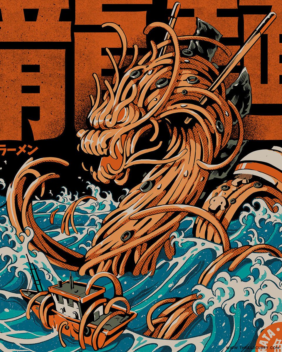 threadcurry's tweet photo. The Great Ramen Dragon - "Unleash the Noodle Dragon"
.
.
.
.
#threadcurry #wearwhatyoubelieve #ramen #dragon #comic #tshirt
.
.
.
Great Ramen Dragon Tshirt - https://t.co/uOJnTXIk9R https://t.co/Mavkkz9fjY