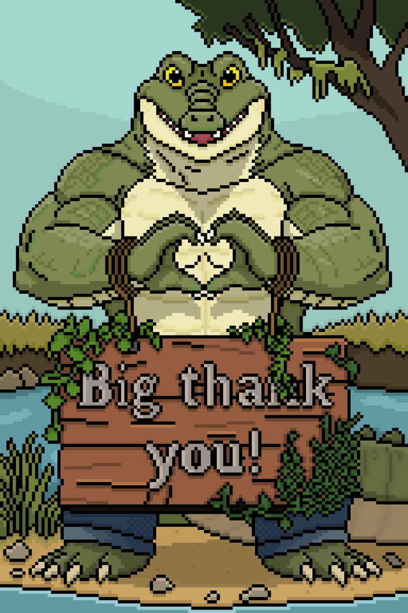 Finally gave this old piece a much-needed glow-up! ✨ Reworked a lot of details to get it just right 🐊💚

I just wanted to say a massive thank you for all the love and support lately; you guys mean so much to me. 🥹 Thanks for sticking around and checking out my art! 🎨✨