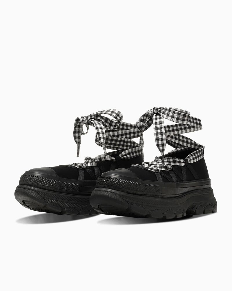 コンバース“ギンガムチェック”のバレエシューズ風スニーカー、シューレースのアレンジも - fashion-press.net/news/143884