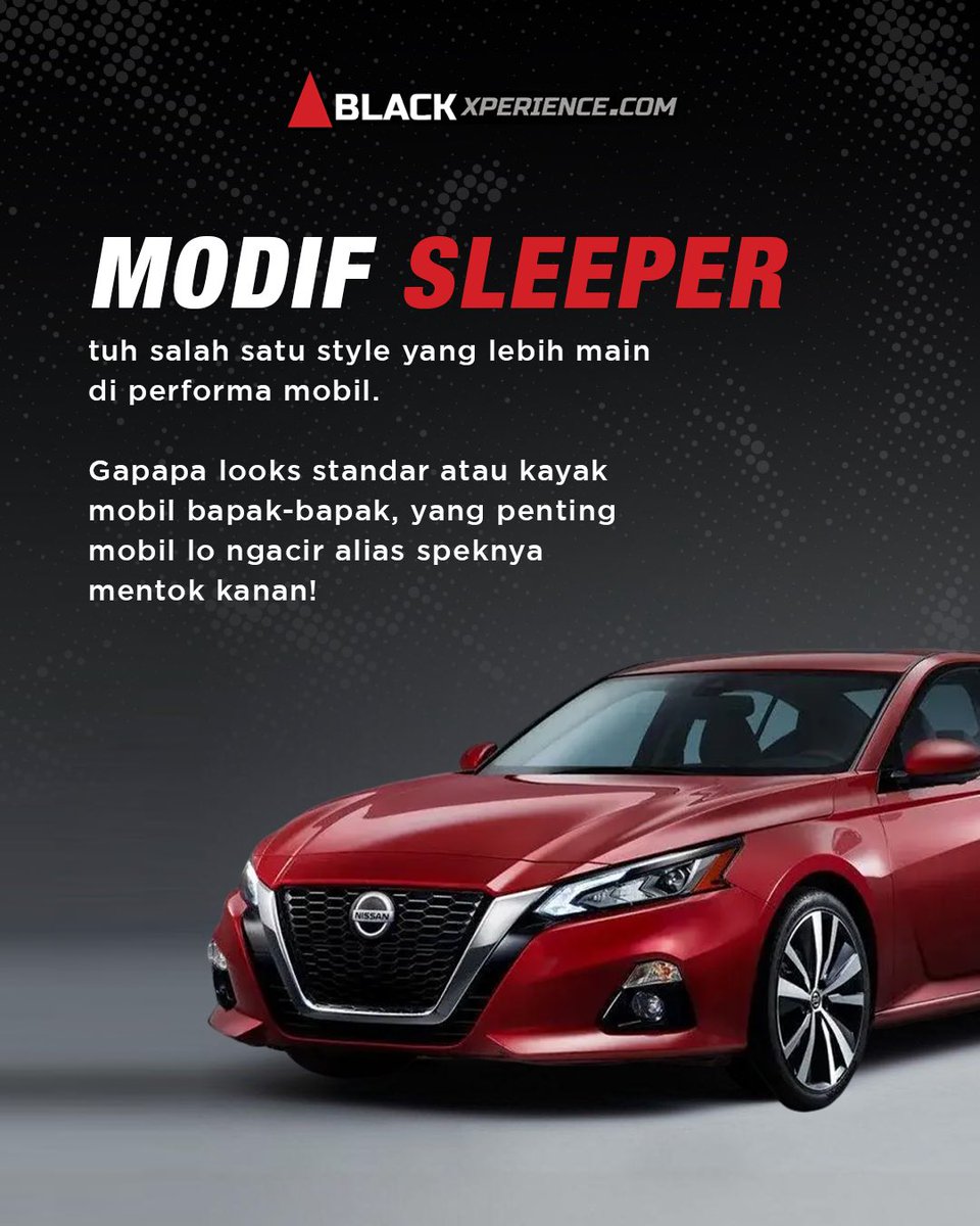 blackxperience's tweet image. Kok looks mobilnya biasa aja sih, apa yang dimodif? 🤔

Bisa jadi mobilnya itu dimodif, tapi main ke “sleeper” bro!!

Apa sih modif sleeper atau sleeper build? Gas langsung geser aja slidesnya 😎💤

#BlackXperience #CarMods #SleeperCars #SleeperBuild