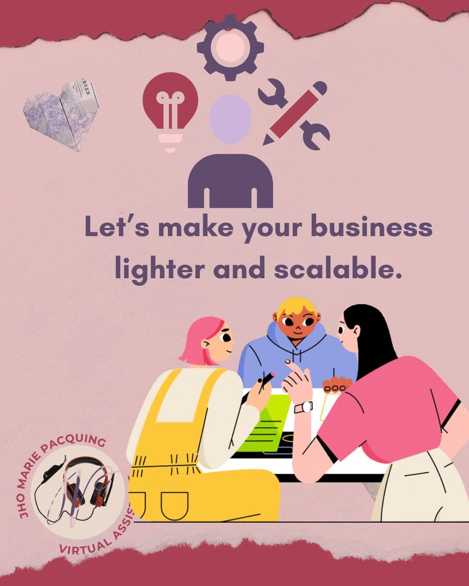 AcobaJhoma58361's tweet image. Feeling stretched too thin?
Let’s make your business lighter and scalable without burning you out.
Delegate the backend. Focus on growth.
💬 DM me to get started

 Delegate to scale
#DelegateToScale #VirtualAssistant #BusinessSupport #OnlineEntrepreneur #WorkSmarterNotHarder