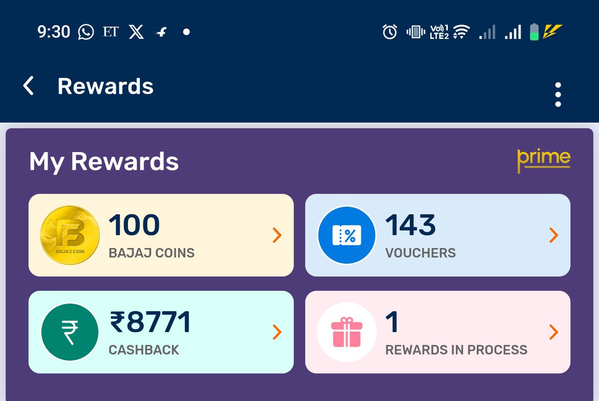 nitishkr8092's tweet photo. What's wrong with @Bajaj_Finserv 
I had 2100 Bajaj coins, when I was trying to redeem it was showing 100 only, after raising complaints 2000 deducted without any reasons.
What a nonsense which I'm not getting.
Note : I'm a Prime Member of Bajaj.
@Bajaj_Finance 
@bajajlife_in https://t.co/34Aver72Tx