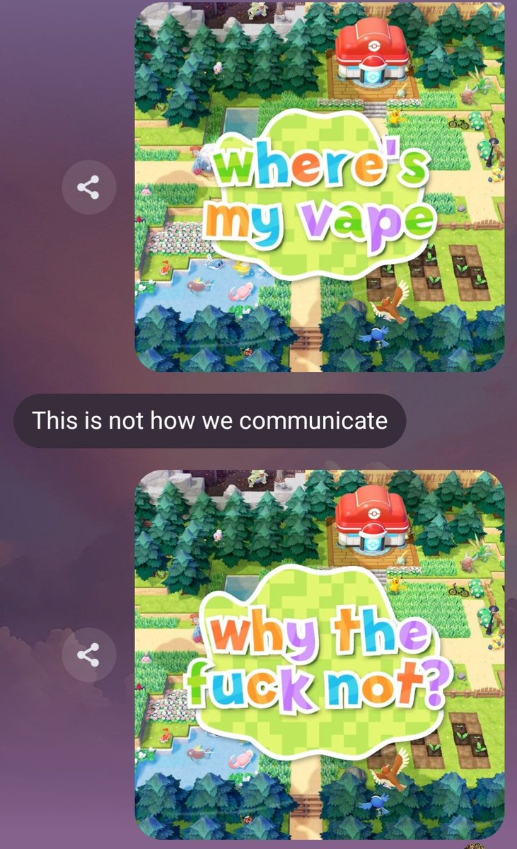 the_pale_gurl's tweet image. Texted my husband with the pokopia font 💀