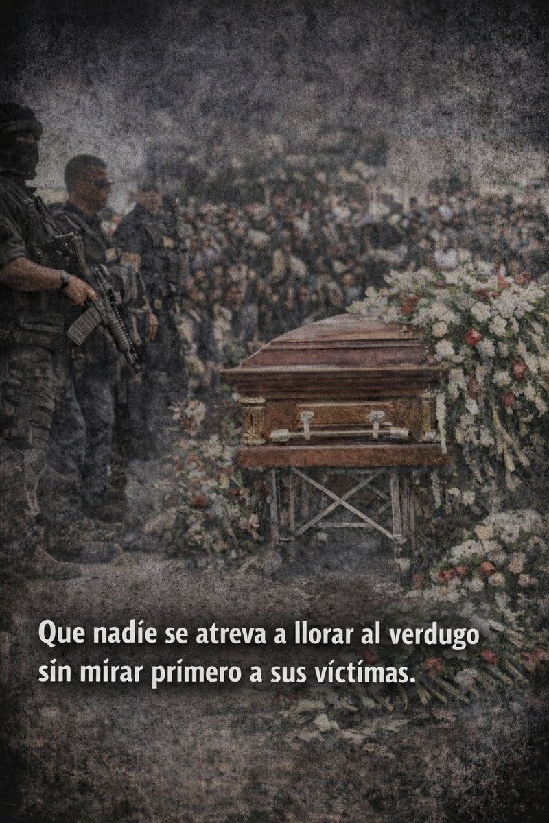 Qué obsceno resulta ver el  homenaje al #Mencho
¿Ya olvidaron a las niñas reclutadas?
¿A las familias destrozadas?
¿Al Estado que permitió que creciera el monstruo?

Mi sobrina fue engañada con una falsa beca en la Universidad de Guadalajara y terminó en manos del #CJNG.
La