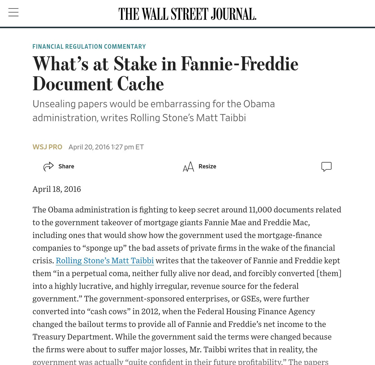 <a href="/MrPool_QQ/">Mr. Pool</a> Dont forget the 11k sealed documents showing the theft from Fannie Mae and Freddie Mac by Obama to fund Obamacare!